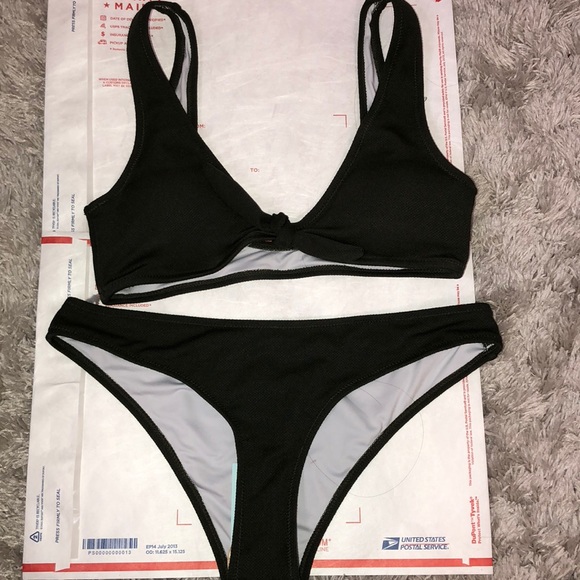 Other - Olive green tie bikini